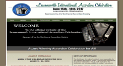 Desktop Screenshot of accordioncelebration.org
